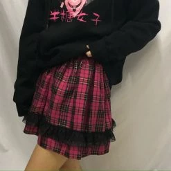 [Customized] Y2K Girl Pleated Tartan Skirt New Arrivals