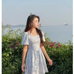 Boss JIA [Premium Selected] Lily Of The Valley Mini Dress New Arrivals