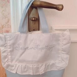Peiliee Shop New Arrivals [Basic] Sugar Doll Cotton Hand Bag