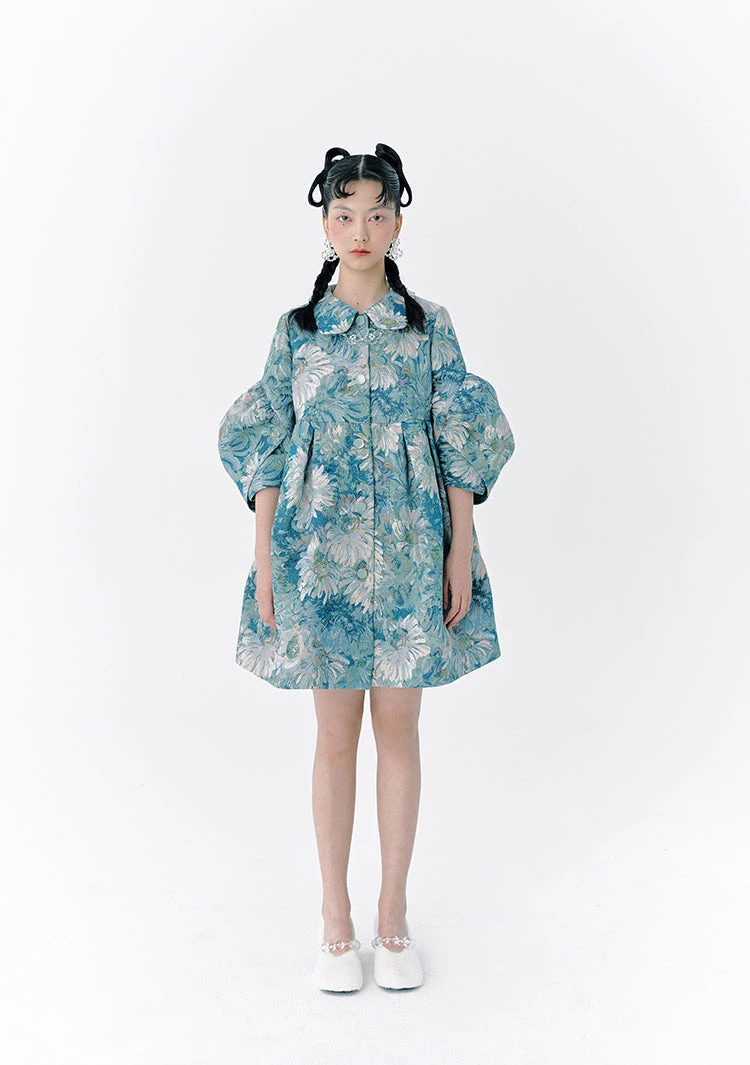 UNOSA Monet's Blue Garden Coat Dress Summer 2022 5 UNOSA Monet's Blue Garden Coat Dress Summer 2022