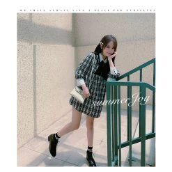 Summer Joy [Mid Season SALE] On The Other Side Of The Moon Gingham Dress New Arrivals