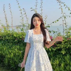 Boss JIA [Premium Selected] Lily Of The Valley Mini Dress New Arrivals