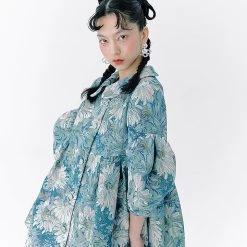 UNOSA Monet's Blue Garden Coat Dress Summer 2022 12 UNOSA Monet's Blue Garden Coat Dress Summer 2022