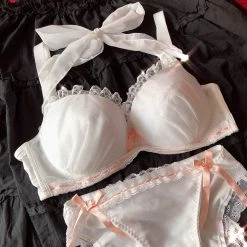 Japanese Lingerie Dreamy Ballerina Bra Set With Plus Sizes