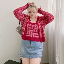 DAJUN New Arrivals Autumn In Paris Knitwear Set