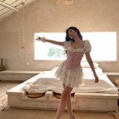 Dni Frozen Dance Of Venus Pink Corset