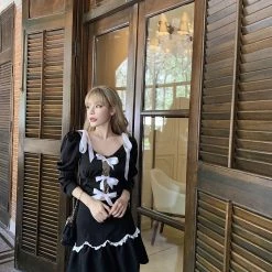 Peiliee Shop X Chic Memories New Arrivals [Last Stocks] Saint-Martin Ribbon Shirt Top