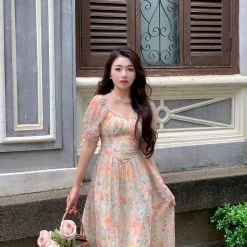 Boss JIA New Arrivals [Premium Selected] Butterfly In My Dream Midi Dress