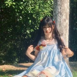 Peiliee Shop [2020 New] Yuki Hime Single Collar Pastel Babydoll Inner Blouse New Arrivals