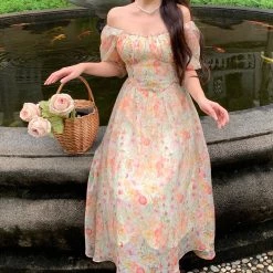 Boss JIA New Arrivals [Premium Selected] Butterfly In My Dream Midi Dress