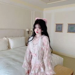 Summer Joy Sweet Summer Flowers Lace Skirt Set