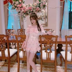 Summer Joy New Arrivals [Exclusive To PeilieeShop] Born Like Summer Flower Mini Dress (Designer SJ)