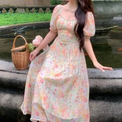 Boss JIA New Arrivals [Premium Selected] Butterfly In My Dream Midi Dress