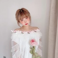 Peiliee Shop Last Chance [Premium Selected] Flower Dance Chiffon Dress (Designer SJ)