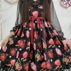 Peiliee Shop [2020 New] Yuki Hime Single Collar Pastel Babydoll Inner Blouse New Arrivals