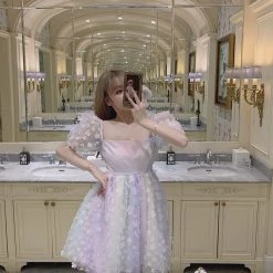 Chic Memories [Premium Selected] Dream Angel Pastel Rainbow Coloured Handmade Princess Dress New Arrivals