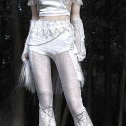 Blood Supply New Arrivals Silver Dragon Embroidery Tassel Belt Chain