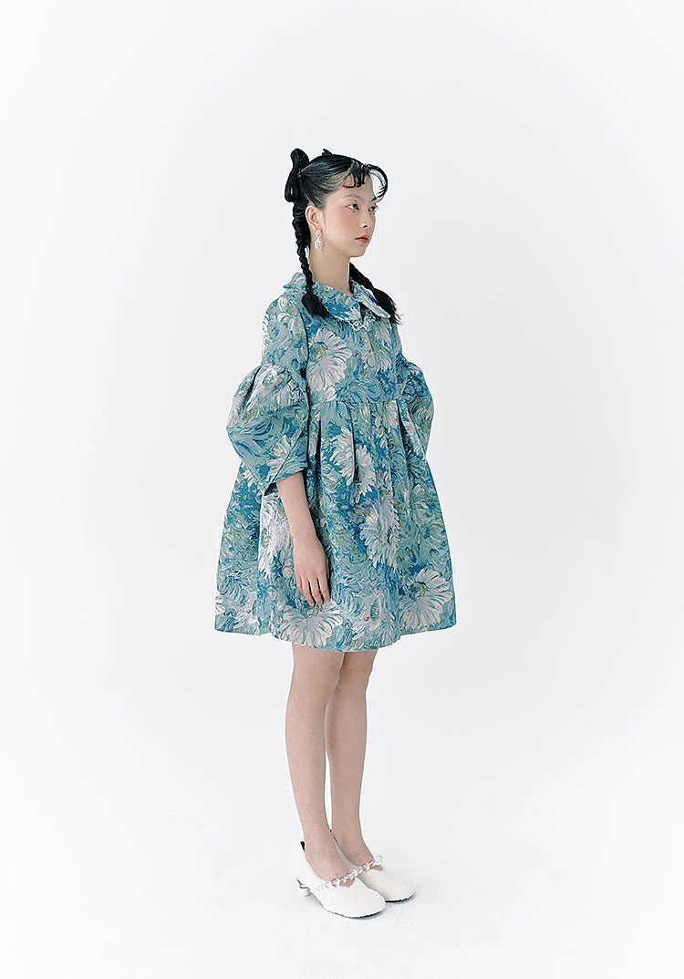 UNOSA Monet's Blue Garden Coat Dress Summer 2022 7 UNOSA Monet's Blue Garden Coat Dress Summer 2022