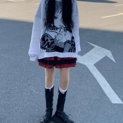 [Customized] Y2K Girl Pleated Tartan Skirt New Arrivals