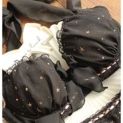 Japanese Lingerie New Arrivals The Shiny Stars Bra Set With Plus Sizes
