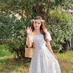 Boss JIA [Premium Selected] Poem Of Iris Midi Dress New Arrivals