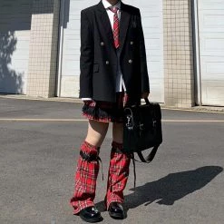[Customized] Y2K Girl Pleated Tartan Skirt New Arrivals