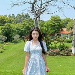 Boss JIA [Premium Selected] Lily Of The Valley Mini Dress New Arrivals