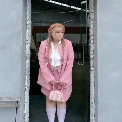 DAJUN New Arrivals [Curve Beauty] Suit Up Sweetheart Suit Set