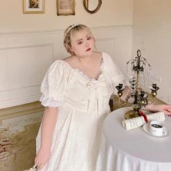 DAJUN [Curve Beauty] I Like You More Than I Planned Lace Dress