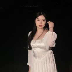 DAJUN New Arrivals [Curve Beauty] Spring Garden Fairy Midi Dress