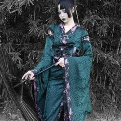 Blood Supply Evil Snake Jacquard Kimono Style Three-piece Set New Arrivals