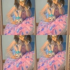 Peiliee Shop [2020 New] Yuki Hime Single Collar Pastel Babydoll Inner Blouse New Arrivals