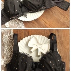 Japanese Lingerie New Arrivals The Shiny Stars Bra Set With Plus Sizes