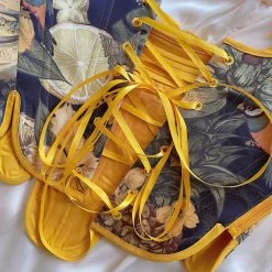 Ricchie New Arrivals Summer Lemon Tea Handmade Corset