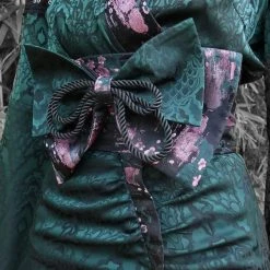 Blood Supply Evil Snake Jacquard Kimono Style Three-piece Set New Arrivals