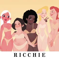 Ricchie New Arrivals [Handmade Lingerie] Spring Angels Under-bust Corset