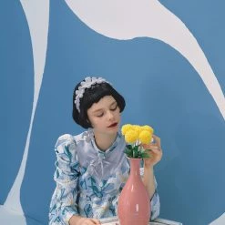 UNOSA Quiet Lily Qipao Style Puff Dress