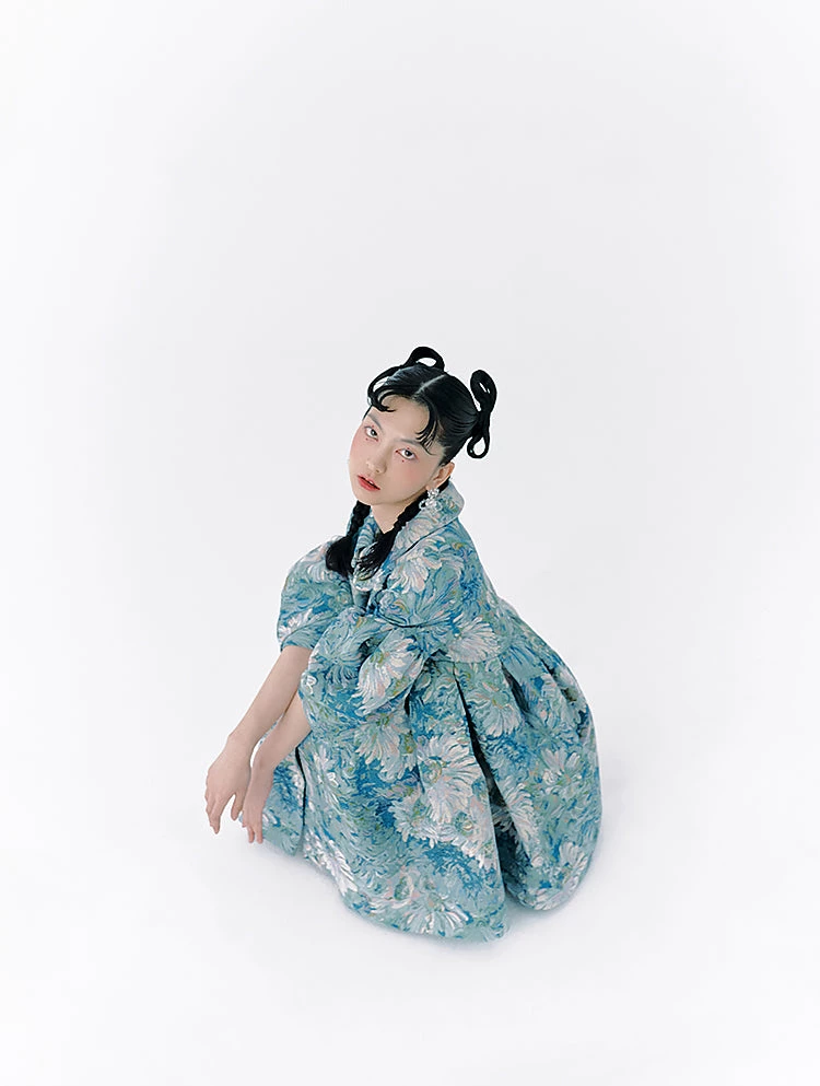 UNOSA Monet's Blue Garden Coat Dress Summer 2022 1 UNOSA Monet's Blue Garden Coat Dress Summer 2022