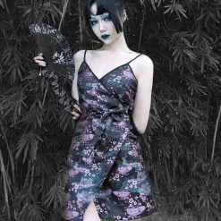 Blood Supply Floating Weeds Jacquard Cami Dress