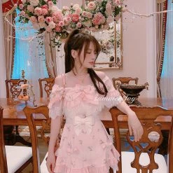 Summer Joy New Arrivals [Exclusive To PeilieeShop] Born Like Summer Flower Mini Dress (Designer SJ)