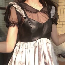 Peiliee Shop [2020 New] Yuki Hime Single Collar Pastel Babydoll Inner Blouse New Arrivals