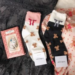 No BBang GGu Bear Doll Socks New Arrivals