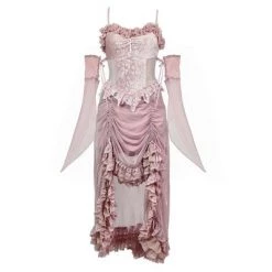 Blood Supply Summer 2022 The Sakura Fairy Velvet Lace Dress