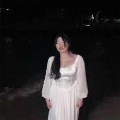 DAJUN New Arrivals [Curve Beauty] Spring Garden Fairy Midi Dress