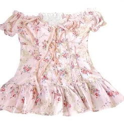 Leonie Girl Flowers Of Stars Top & Skirt Set