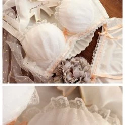 Japanese Lingerie Dreamy Ballerina Bra Set With Plus Sizes