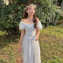 Boss JIA [Premium Selected] Poem Of Iris Midi Dress New Arrivals