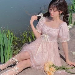 Rose Candy Summer 2022 Lost In Floral Garden Mini Dress