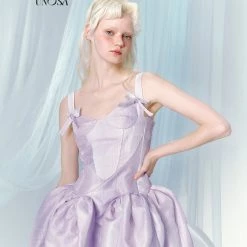 [UNOSA] Lost In Lavender Haze Cami Mini Bud Dress