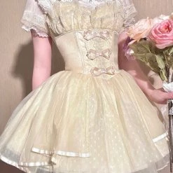 Bohe Cat Wandering Moonlight Lace Dress